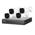 Kit Dahua Cooper XVR1A04KIT, DVR XVR1A04+4 Cooper B1A11, H.264, incluye 1 pulpo para 4 cámaras