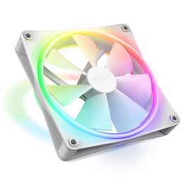 Ventilador NZXT F140 RGB Duo Para Gabinete De 140MM / 1800RPM / Color Blanco / RF-D14SF-W1