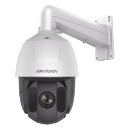 Cámara Domo PTZ TurboHD Hikvision DS-2AE5225ITG/2MP/Lente 4.8 a 120 mm/150M IR/Exterior IP66/WDR 120dB/DarkFighter/Entrada y Salida de Alarmas