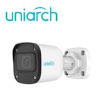 Camara IP Bullet Uniarch IPC-B125-APF28 5MP/ Ultra265/ Lente 2.8MM/ IP67/ DWDR/ Microfono/ Digital Defog/ 30 MTS IR/ POE+12VDC