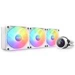 Enfriamiento Liquido NZXT Kraken 360 RL-KR360-W1/ 3X120MM/ 500-1800RPM/ RGB/ Blanco