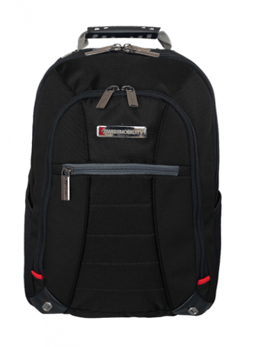 Mochila Para Laptop 17" Swiss Mobility OLTEN-117BK De Poliéster Negro