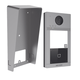 Hikvision Kit Videoportero IP DS-KV8113-WME1(C)/IK, Altavoz, Alámbrico, Negro/Gris