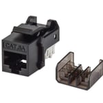 Conector Jack Keystone CAT6A FastPunch Intellinet 772327 Negro