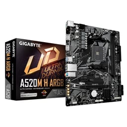Tarjeta Madre GIGABYTE A520M H ARGB SOCKET AM4 DDR4 64GB HDMI DISPLAYPORT MICRO-ATX