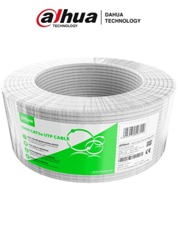 Bobina de Cable UTP CAT5E Dahua PFM922I-5EUN-C-100/ 100 Metros/ Interior/ Color Blanco/ Cubierta de FR-PVC