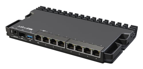 Routerboard Cpu 4 Nucleos, 8 Puertos Gigabit, 1 Sfp+, MikroTik RB5009UG+S+IN, Solo RouterOS V7