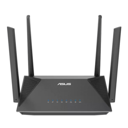 Router ASUS Gigabit Ethernet de Banda Dual RT-AX52 AX1800 con AiMesh, Inalámbrico, 1201 Mbit/s, 4x RJ-45, 2.4/5GHz, con 4 Antenas Externas