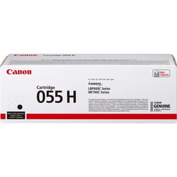 Toner Canon Cartridge 055H 3020C001AA/7600 Paginas/Color Negro