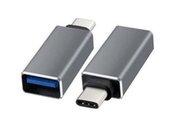 ADAPTADOR USB TIPO C A USB V3.0 GIGATECH ADP-TCA3 PLATA