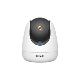 Camara IP WIFI Tenda CP7 5MPX/Lente 4MM/Para Interior/Cobertura Visual de 360°/WI-FI 6/Deteccion de Personas/Alarma de Luz/Llamada Con Un Solo Toque