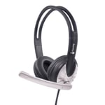 Diadema Audifono C/ Microfono Basica Nextep NE-425C USB, Negro