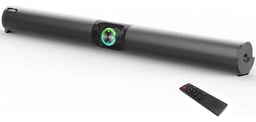 Barra de Sonido BS-55 2.0 Canales Bluetooth Negra