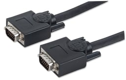 Cable SVGA M-M de 7.5 metros Manhattan 372978 para monitor