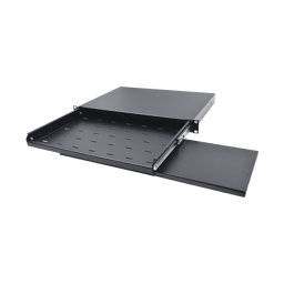 Charola abatible para teclado y ratón con rack de 19", 1UR