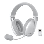 Diadema Audifono Inalambricos Gamer Redragon Ire Pro Blanco/ Gris, H848MLWG