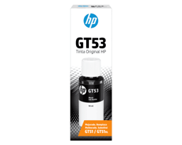 Botella de Tinta HP GT53 Negro 4,000 Paginas, 1VV22AL