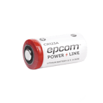 Bateria de Litio 3V 1300 MAH Epcom CR123A No Recargable