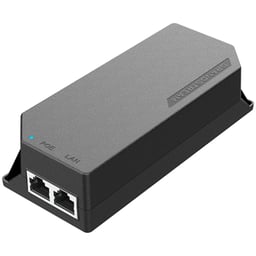 Inyector POE Grandstream GS-POE30W-MG De 30W Multigigabit / 1X2.5GBPS RJ45 LAN In / 1X2.5GBPS RJ45 LAN Out / 100~240VAC / 54VDC / Compatible Con IEEE 802.3AF / AT