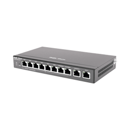 Router Administrable, Ruijie RG-EG310GH-P-E, 6 Puertos LAN y 2 Puertos LAN/ WAN POE+ AF/AT Gigabit Hasta 110W, 1 Puertos LAN/ WAN Gigabit y 1 Puerto WAN Gigabit, Hasta 300 Clientes Con Desempeño de 1.5 GBPS Asimetricos