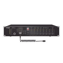 Controlador De Evacuación Epcom Sf-6200ma 500w / 8 Zonas Independientes / 4 Entradas De Audio / 2 Entradas De Micrófono