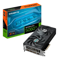 Tarjeta de Video GIGABYTE GV-N506TEAGLE OC-8GD GeForce RTX 5060 TI/8GB GDDR7/PCI-E 5.0/HDMI/DP/Doble Fan