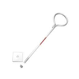 Ancla de Losa a Pared Syscom SAR-45G, 65 CM. de 3/4" de Grosor Galvanizada Por Inmersion en Caliente