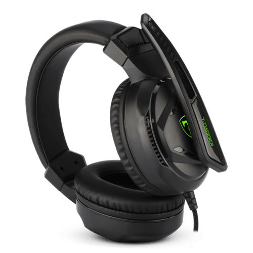 Diadema con Microfono Gamer T-DAGGER Mckinley T-RGH101 Cancelacion de Ruido/ 3.5MM/ Color Negro