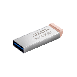 Memoria USB-A 3.2 256GB Adata UR350 Lectura 100MB/S/Metal/Café con Gris/UR350-256G-RSR/BG