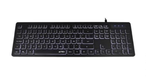 Teclado Acteck Inspire TS425 AC-932618 Alambrico/ 105 Teclas/ Iluminacion LED