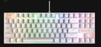 Teclado Mecanico TKL Redragon Kumara K552W-RGB-1R-SP RGB/ Swittch Red/ Color Blanco