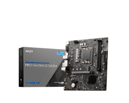 Tarjeta Madre MSI Pro H610M-G DDR4 Socket LGA 1700/ 2XDDR4 3200MHZ/ HDMI/ Micro ATX