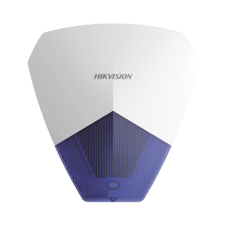 Sirena Estrobo Cableada Hikvision DS-PS1-B/Ideal Para Cualquier Panel de Alarma/105DB/IP54/Azul