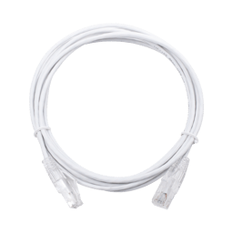 Cable de red UTP Cat6 de 3m blanco Linkedpro LP-UT6-300-WH28, diámetro reducido (28 awg)