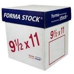 Caja con 3000 hojas papel Formastock blanco 9.5x11, 1 tanto