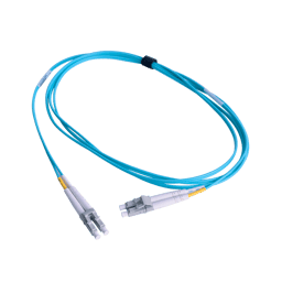 Jumper de fibra óptica Siemon Multimodo 50/125 XGLO OM3, LC-LC DUPLEX, OFNR, Aqua, 2M, FJ2-LCLC5L-02AQ