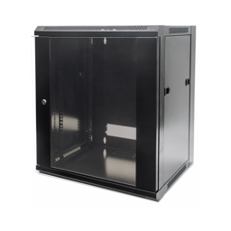 Gabinete Para Pared 19" Intellinet 711883 12U / Hasta 60Kg / Color Negro