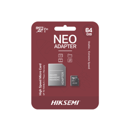 Memoria MicroSDXC 64GB Hiksemi HS-TF-C1/64G/Neo/A Con Adaptador/Multiproposito