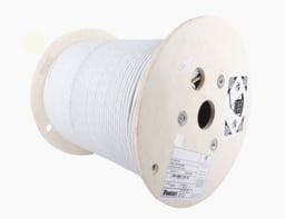 Bobina de Cable Blindado F/UTP CAT6A Panduit 4 Pares/ Color Blanco/ 305 Metros, PFL6X04WH-CEG