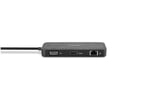 Docking Station Kensington SD1650P / HUB USB-C Macho / 1xUSB-C / 2xUSB 3.2 / 1xHDMI / 1xVGA / 1xRJ-45 / Portátil / 0.28m / Color Gris-Negro