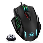 Mouse Gaming RGB Redragon Impact, Alambrico/ 18 Botones/ 12,400DPI, M908