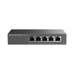 Switch Gigabit Grandstream GWN7700P de 5 Puertos/No Administrable/10/100/1000MBPS/4 Puertos POE+/Hasta 60W/Gabinete para Escritorio o Pared