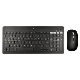 Kit Teclado y Mouse Inalambrico Perfect Choice Zebray Recargable/Color Negro/PC-201373