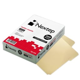 Paquete con 100 Piezas de Folder Tamaño Carta Nextep NE-010 Color Manila