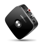 Receptor de Audio Bluetooth Ugreen 30445, 5.0 a RCA o Auxiliar 3.5MM, 10 M, Reconexion Automatica