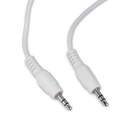 Cable Auxiliar Premium Gigatech CAUX-1.5B 1.5M Blanco