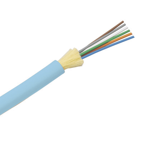 Cable de Fibra Optica de 6 Hilos Paduit, FODPZ06Y/ Multimodo OM4 50/ 125 Optimizada, Interior, Tight Buffer 900UM/ No Conductiva (Dielectrica)/ OFNP (Plenum)/ Precio Por Metro