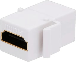 Jack HDMI BROBOTIX 068525/Hembra-Hembra/Color Blanco