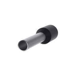 Ferrule Aislado Para Cables 16 AWG, Panduit FSD78-10-D, PIN de 10 MM de Longitud, Mango Color Negro, Paquete 500 Piezas