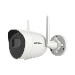 Camara Bala IP Hikvision DS-2CV2041G2-IDW(W) 4MPX/Lente 2.8MM/IR 30M/Exterior IP66/WI-FI/Acusense Lite/WDR 80DB/H.265+/Microfono y Audio Bidireccional/Micro SD